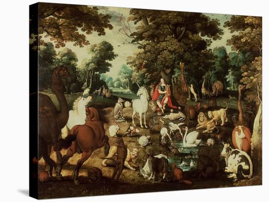 Orpheus Charming the Animals-Jacob Bouttats-Stretched Canvas