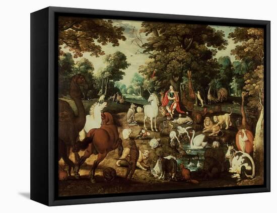 Orpheus Charming the Animals-Jacob Bouttats-Framed Stretched Canvas