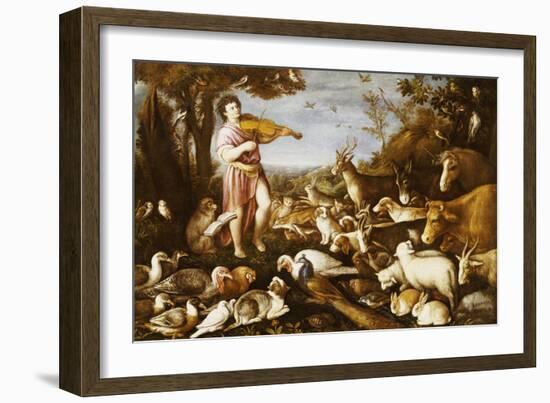 Orpheus Charming the Animals-Leandro Da Ponte Bassano-Framed Giclee Print