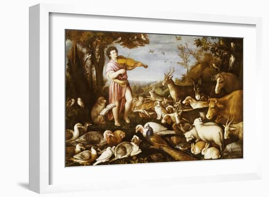 Orpheus Charming the Animals-Leandro Da Ponte Bassano-Framed Giclee Print