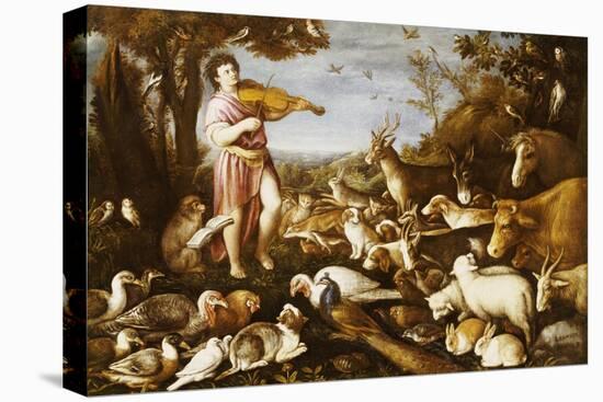 Orpheus Charming the Animals-Leandro Da Ponte Bassano-Stretched Canvas