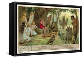 Orpheus Charms the Wild Animals-null-Framed Stretched Canvas