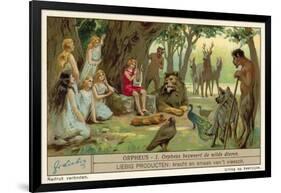 Orpheus Charms the Wild Animals-null-Framed Giclee Print