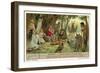 Orpheus Charms the Wild Animals-null-Framed Premium Giclee Print