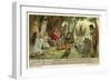 Orpheus Charms the Wild Animals-null-Framed Premium Giclee Print