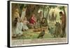 Orpheus Charms the Wild Animals-null-Framed Stretched Canvas