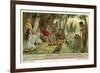 Orpheus Charms the Wild Animals-null-Framed Giclee Print