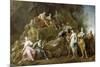 Orpheus Descended into Hades to Ask or Eurydice Music-Jean Restout-Mounted Giclee Print