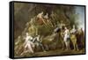 Orpheus Descended into Hades to Ask or Eurydice Music-Jean Restout-Framed Stretched Canvas
