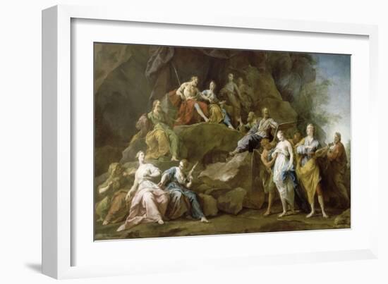 Orpheus Descended into Hades to Ask or Eurydice Music-Jean Restout-Framed Giclee Print