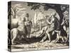 Orpheus Enchants the Animals and Trees with His Music-Briout-Stretched Canvas