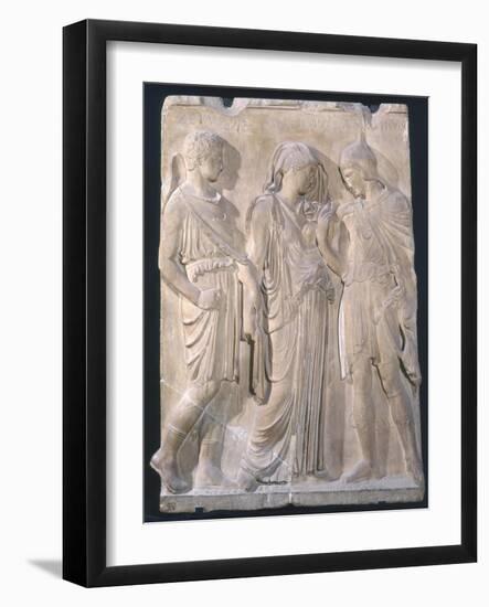 Orpheus, Eurydice and Hermes-null-Framed Giclee Print