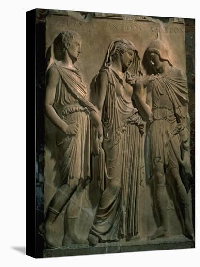 Orpheus, Eurydice and Hermes-null-Stretched Canvas