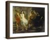 Orpheus Fuehrt Eurydike Aus Dem Hades, 1636/38-Peter Paul Rubens-Framed Giclee Print