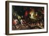 Orpheus in the Underworld Painting by Jan Breugel Le Vieux Calls Bruegel De Velours (Brueghel or Br-Jan the Elder Brueghel-Framed Giclee Print