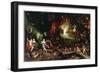 Orpheus in the Underworld Painting by Jan Breugel Le Vieux Calls Bruegel De Velours (Brueghel or Br-Jan the Elder Brueghel-Framed Giclee Print