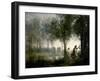 Orpheus Leading Eurydice From the Underworld-Jean-Baptiste-Camille Corot-Framed Giclee Print