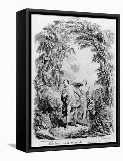 Orpheus Leading Eurydice Out of Hell for the Opera 'Orpheus and Eurydice' by Christoph Von Gluck (1-Charles Monnet-Framed Stretched Canvas