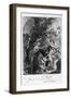 Orpheus, Leading Eurydice Out of Hell, Looks Back Upon Her and Loses Her Forever, 1655-Michel de Marolles-Framed Giclee Print