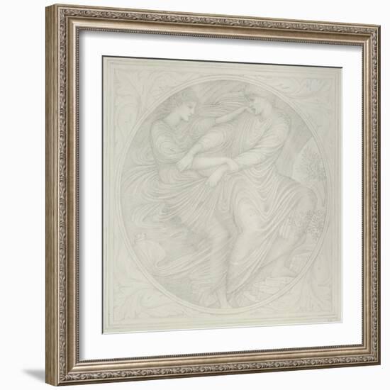 Orpheus Looks Back, 1872-75-Edward Burne-Jones-Framed Giclee Print