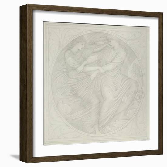 Orpheus Looks Back, 1872-75-Edward Burne-Jones-Framed Giclee Print