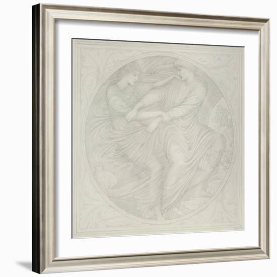 Orpheus Looks Back, 1872-75-Edward Burne-Jones-Framed Giclee Print