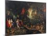 Orpheus Playing to Pluto and Persephone in the Underworld-Jan Brueghel the Elder-Mounted Giclee Print