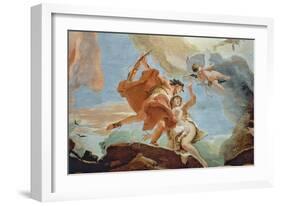 Orpheus Rescuing Eurydice from the Underworld (Detail of the Ceiling) (See also 64555)-Giovanni Battista Tiepolo-Framed Giclee Print