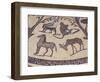 Orpheus Surrounded by Animals, Detail of Monkey, Horse, Antilope and Gryphon-null-Framed Giclee Print