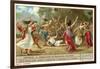 Orpheus Torn to Pieces by the Bacchantes-null-Framed Giclee Print