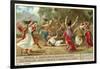 Orpheus Torn to Pieces by the Bacchantes-null-Framed Giclee Print