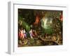 Orpheus with a Harp Playing to Pluto and Persephone in the Underworld-Jan Brueghel the Elder-Framed Giclee Print