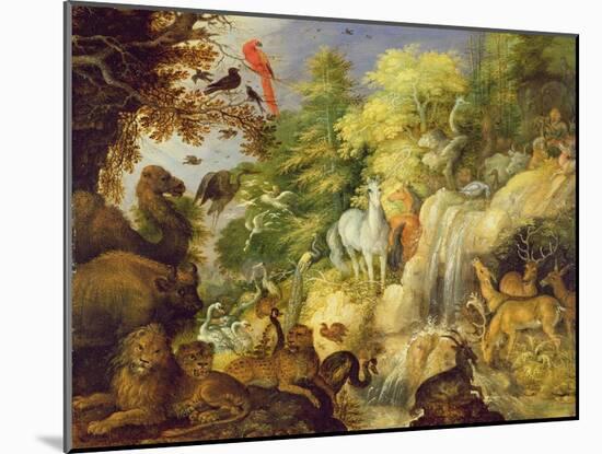 Orpheus with Birds and Beasts, 1622-Roelandt Jacobsz. Savery-Mounted Giclee Print