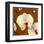 Orquideas Blancas I-Clunia-Framed Art Print