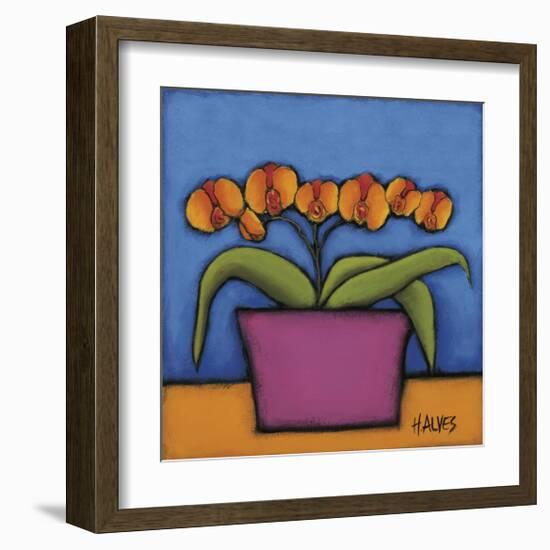 Orquidia Laranja-H Alves-Framed Giclee Print