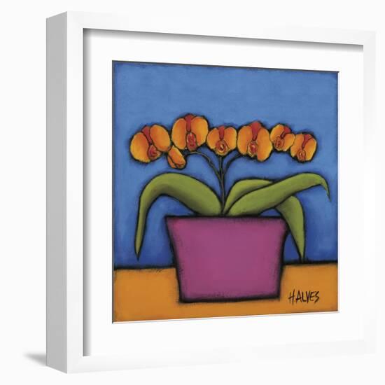 Orquidia Laranja-H Alves-Framed Giclee Print