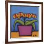 Orquidia Laranja-H Alves-Framed Giclee Print