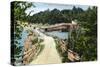 Orr's Island, Maine - View of Orr's Island Bridge-Lantern Press-Stretched Canvas