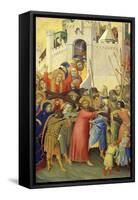 Orsini Polyptych: Road to Calvary-Simone Martini-Framed Stretched Canvas