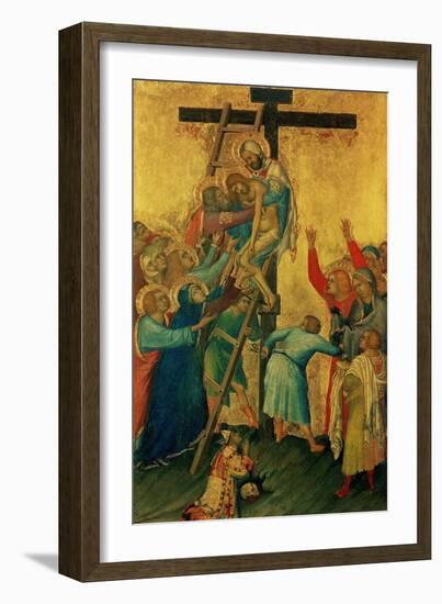 Orsini Polyptych: the Deposition from the Cross, 1335-1337-Simone Martini-Framed Giclee Print