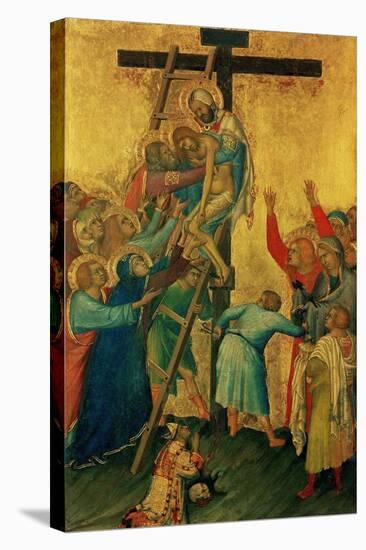 Orsini Polyptych: the Deposition from the Cross, 1335-1337-Simone Martini-Stretched Canvas