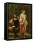 Orsino and Viola-Frederick Richard Pickersgill-Framed Stretched Canvas