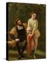 Orsino and Viola-Frederick Richard Pickersgill-Stretched Canvas