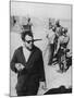 Orson Welles Directing the 1952 Film, 'Othello'-null-Mounted Photo