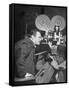 Orson Welles Directs "Around the World"-Al Fenn-Framed Stretched Canvas