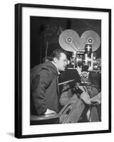 Orson Welles Directs "Around the World"-Al Fenn-Framed Premium Photographic Print