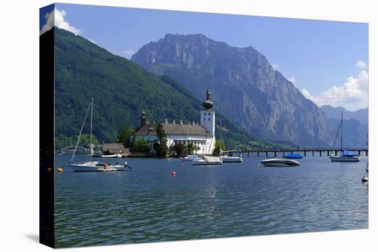 Ort Castle in the Town of Gmunden on Lake Traunsee, Salzkammergut, Upper Austria, Austria, Europe-Hans-Peter Merten-Stretched Canvas