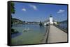 Ort Castle in the Town of Gmunden on Lake Traunsee, Salzkammergut, Upper Austria, Austria, Europe-Hans-Peter Merten-Framed Stretched Canvas