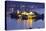 Orta San Giulio Island, Night View. Color Image-Stefanopez-Stretched Canvas