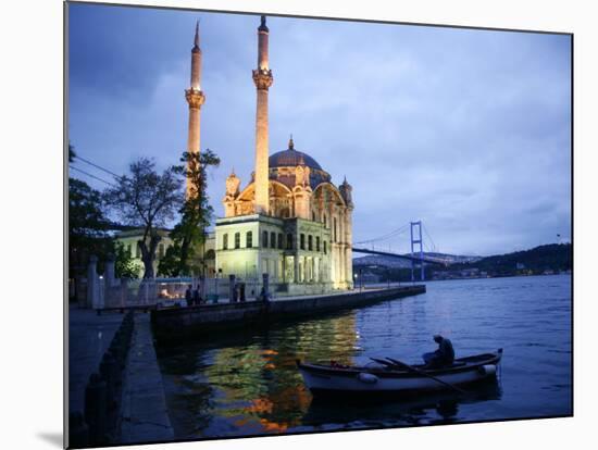 Ortakoy Mecidiye Mosque and the Bosphorus Bridge, Istanbul, Turkey, Europe-Levy Yadid-Mounted Photographic Print